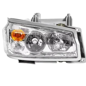 For Sinotruk Howo 08 Model Headlight Assembly WG9719720017 Clear Lens Halogen Truck Front Lamp with Turn Signal