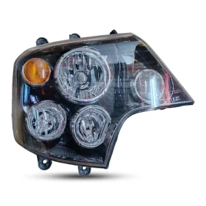 For Sinotruk Howo T5G Standard Headlight Assembly WG9925721001 Halogen Truck Front Lamp Black Housing Auto Parts