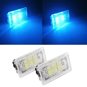 For Tesla Car Door Welcome Light Model 3 X S Foot Decoration Ambient Light Trunk Lighting Colorful Interior Decorative Lamp