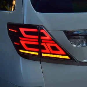 For Toyota Alphard LED Tail Light Assembly 07-13 Models Modified LED Flowing Turn Signal 12V Voltage