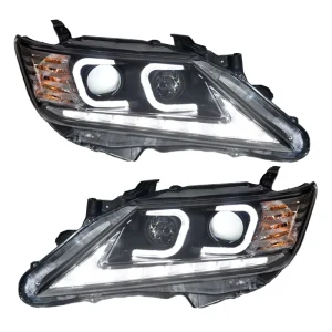 For Toyota Camry XV50 High Configuration Style Dual Beam Projector Lens Sequential DRL Auto LED Headlamp Assembly