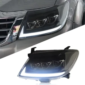 For Toyota Hilux Headlight Assemblies VIGO LED Sequential Turn Signal Conversion Kit