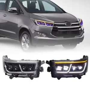 For Toyota Innova Lamp Daytime Running Light Waterproof Car Headlight Assembly Modification Part