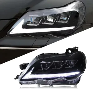 For Toyota Mark X LED Head Lamp Assembly Dynamic Front Lights Demon Eyes DRL New Condition Upgrade Headlight