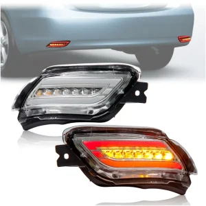 For Toyota Vios Yaris Ativ Reflector LED Rear Tail Light for Vios Bumper Lamp