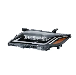 For Toyota for Camry Headlight Assembly Replacement Headlamp Clear Lens Black Housing Direct Fit