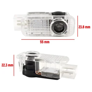 For VW Passat Touareg Phaeton Car Door Light LED Courtesy Logo Projector Welcome Lamp Ghost Shadow Light Auto Accessories