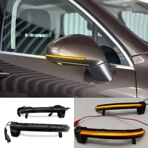 For VW Touareg II LED Dynamic Mirror Blinker Light Sequential Turn Signal Lamp