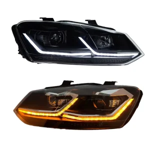 For Volkswagen Polo LED Headlight MK5 Upgrade VW Polo Accessories VW Car Head Light Lamp Assembly Projectors