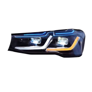 For X3 Headlight Assembly F25 Retrofit LED Daytime Running Lights Turn Signals 12V
