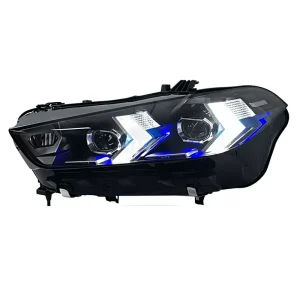 For X5 Headlight Assembly G05 Modified Arrow LED Daytime Running Lights Turn Lens 12V