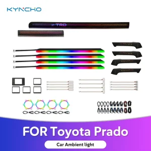 For toyota Prado 64 Colors Car Ambient Light LED New Condition 12V Interior Auto Lighting Symphony Automotive Ambient Lighting