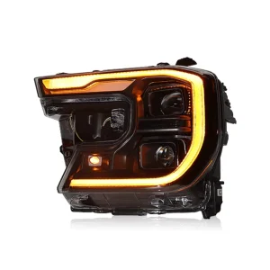 Ford Ranger T9 Raptor Style LED Headlight Assembly with Sequential Turn Signal and DRL for Auto Upgrade