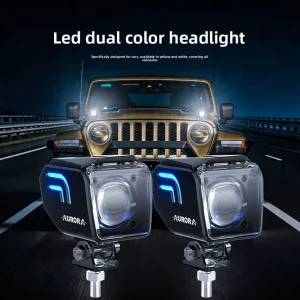 Foreign Trade 2-Inch LED Fog Lamp Motorcycle & Car Off-Road Vehicle Auxiliary Spotlight