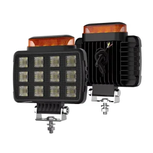 Forklift Warning Light LED Oval Off Road Multi Mode Flash 5.7 Inch 9 36V 6500 Lumens 40W Model 57C FS F48 Retrofit Upgrade