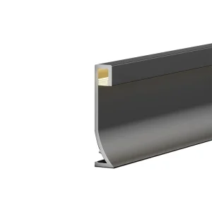 Foshan Factory’s Hotel Use Eco Friendly Decorative Wall Metal Skirting Profile 80mm Lighted Aluminium Baseboard LED Light Easy