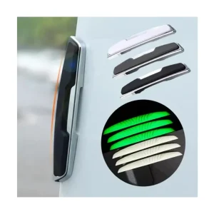 Four Pieces Premium Glossy Light Anti scratch Plastic Rubber Auto Car Door Bumper Stickers Guard Trim Side Edge Cover Protector