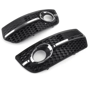 Front Bumper Grill Fog Light Lamp Covers Trim for Audi Q5 8R0807681A 8R0807682A