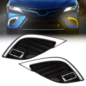 Front Bumper LED Driving Light DRL Daytime Running Light Fog Light for Toyota CAMRY Turn Signal Light Daylight