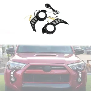 Front Fog Lamp LED Light DRL Daytime Running Light Fit for Toyota 4runner SR5 TRD Off Road
