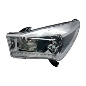 Front LED Headlight Assembly with Projector Lens for Isuzu Qingling TAGA Pickup Daka Head Lamp 12V