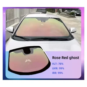 Front Windshield Film Chameleon Window Tint Film Orange 100% UV PET 2Mil Anti Scratch PET Roll for Auto Glass