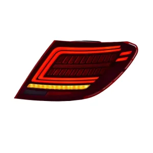 Full LED ABS Tail Light Assembly Mercedes Benz C Class W204 Dynamic Sequential Turn Signal
