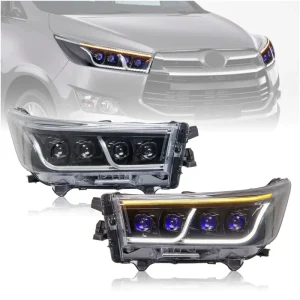 Full LED Head Lamp Assembly for Toyota Innova Crysta Headlight Innova Head Light DRL 12V Auto Parts