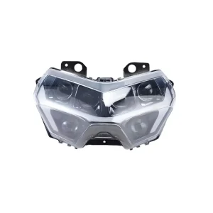 Full LED Headlight Assembly for Kawasaki Z900 Z400 Z650 White DRL Custom Modified Front Head Lamp High/Low Beam