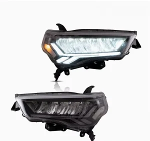 Full LED Headlight Assembly with Sequential Turn for Toyota 4RUNNER Front Lamp Upgrade