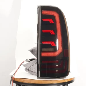 Full LED Tail Lights for Pickup F250 Smoked Black Lens Sequential Turn Signal Rear Brake Lamps Auto Parts