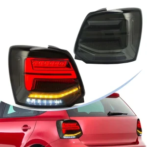 Full LED Taillight Rear Lamp Assembly Turn Signal Car Tail Light for Volkswagen VW Polo MK5