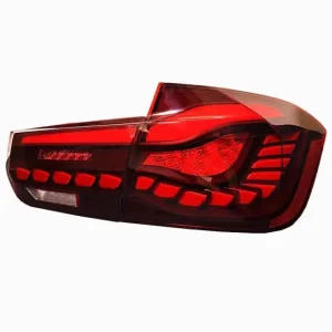 Full OLED Red Lens Car Taillight Rear Lamp for BMW 3 Series F30 12V Tail Lamp