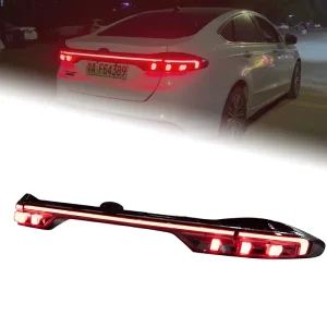 Full Width LED Tail Light Assembly for Mondeo Fusion New Sequential Turn Signal Plug Play 1 Year Warranty Auto