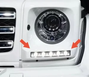 G Class G500 G63 G350 G550 Daytime Running Lights LED Style for Retrofit Upgrade New