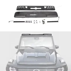 G Class W464 B Style Roof Spoiler Dry Carbon Exteriors with LED Car Accessories for W463A Roof Light Auto Parts