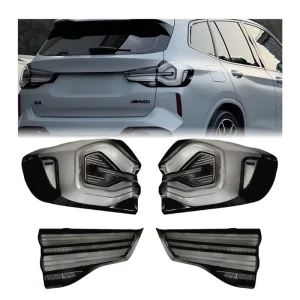 G01 G08 Taillights X3 LCI Clear White Smoked Rear Lamp LED Plug and Play DRL Accessories for BMW