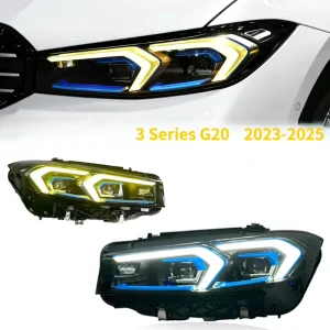 G20 Laser Headlight for BMW G28 330i M340i LED Headlight Assembly Upgrade Conversion Yellow White DRL Plug and Play