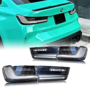 G20 M340i G28 G80 Clear LED Turn Signal Dynamic Car Rear Lamp Taillights for BMW 3 Series G20 Taillights