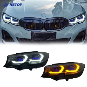 G20 Pre-lci Headlight Dual-color Car Lights Projector G28 G80 Head Lamp 320i 325i 330i DRL Front Lamp for BMW