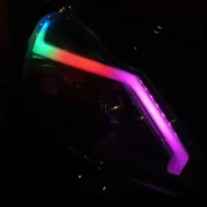 适用于 G37 Spyder 车头灯的改装 升级多色流动 LED DRL 板 带侧标记