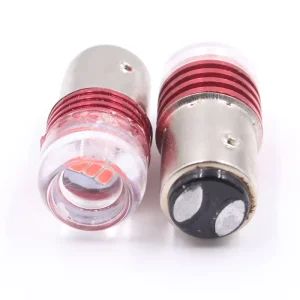 G95 Concave Lens Silicone Strobe Car Bulbs 1156 BA15S 1157 LED Canbus 7440 7443 T20 Turn Signal BAY15D Turn Brake Light
