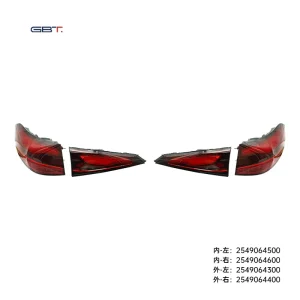 GBT Car LED Rear Lamp Taillight for Mercedes Benz GLC(X254) Model Red New with Dynamic Turn Signal