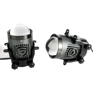 GF6 Universal Cool White 3.0 Inch Fog Light LED Projector Lens Fog Lamp Driving Auxiliary Light LED Spotlights for Cars