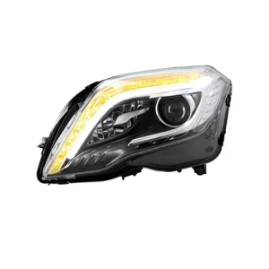 GLK Headlight Assembly 13 15 High End 12V LED Daytime Running Lights & Turn Signal Headlights