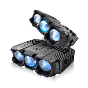 GM01 200W Three Eye Lens High Power Car Front Grille Lights Fog Work Light Auxiliary Lights for Off road Suv Truck
