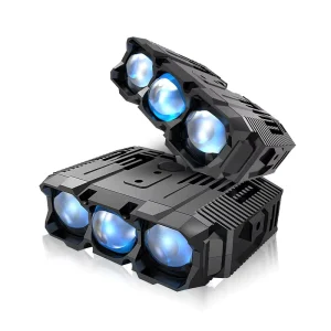 GM01 Remote Control Car Spotlights Led Grille Lights with DRL Dual Fans Driving Fog Work Light External Auxiliary Light
