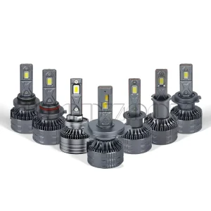 GOODZOOM Car Led Light High Power 12V/24V Led Headlights Bulbs 4300K H1 H3 H4 H7 H11 9005 9006 Canbus Led Headlight Bulb for Car