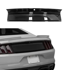 GT Style Gloss Black Decklid Panel for Mustang Rear Bumper Tail Light Cover Trim Panel
