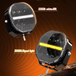 GW551 5000K LED Work Light 5 Inch Auxiliary Daytime Running Light 50W Power New Condition